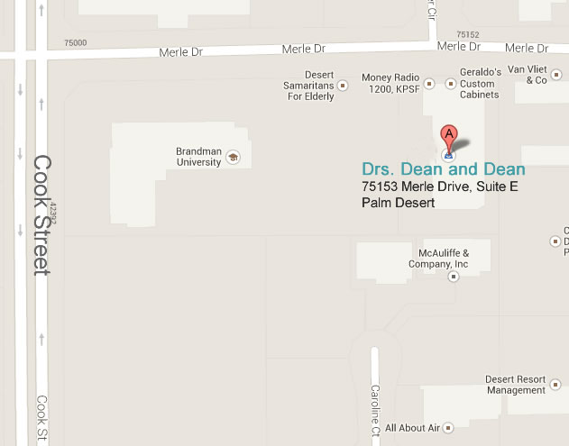 Directions for Drs. Nancy and Rodney Dean